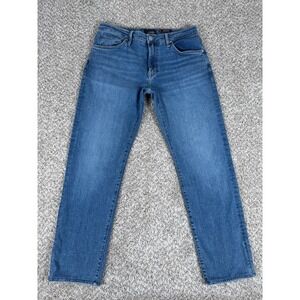 34 Heritage Jeans Mens 36x32 Blue Courage Mid Rise Straight Denim Classic Fit